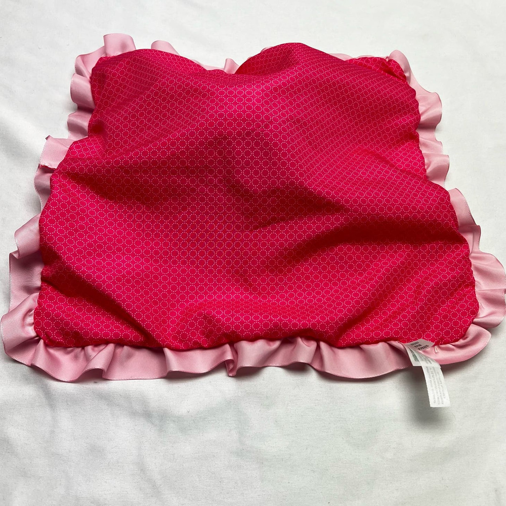 Disney Baby Kids Preferred Minnie Mouse Lovey Pink With Satin Trim Crinkle Ears - Picture 3 of 8